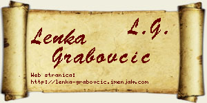 Lenka Grabovčić vizit kartica